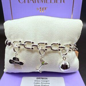 Bomb Party Charmelier Charm Bracelet BR 76036, Disco Cowgirl